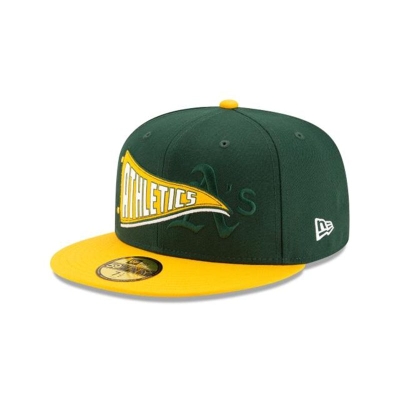 Sapca New Era Oakland Athletics MLB Flag 59FIFTY Fitted - Verzi